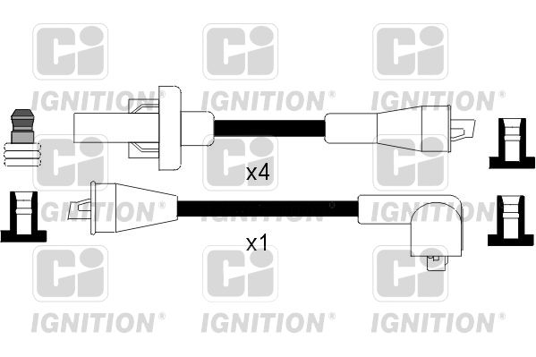 QUINTON HAZELL Sytytysjohtosarja XC1067